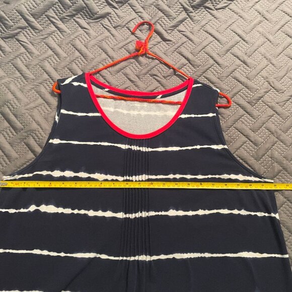 LANDS END EASY FIT TANK DRESS - RED WHITE & BLUE - XL - EUC - Picture 5 of 7